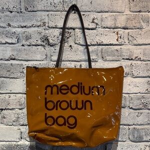 The Medium Brown Bag Bloomingdale’s Zip Closure